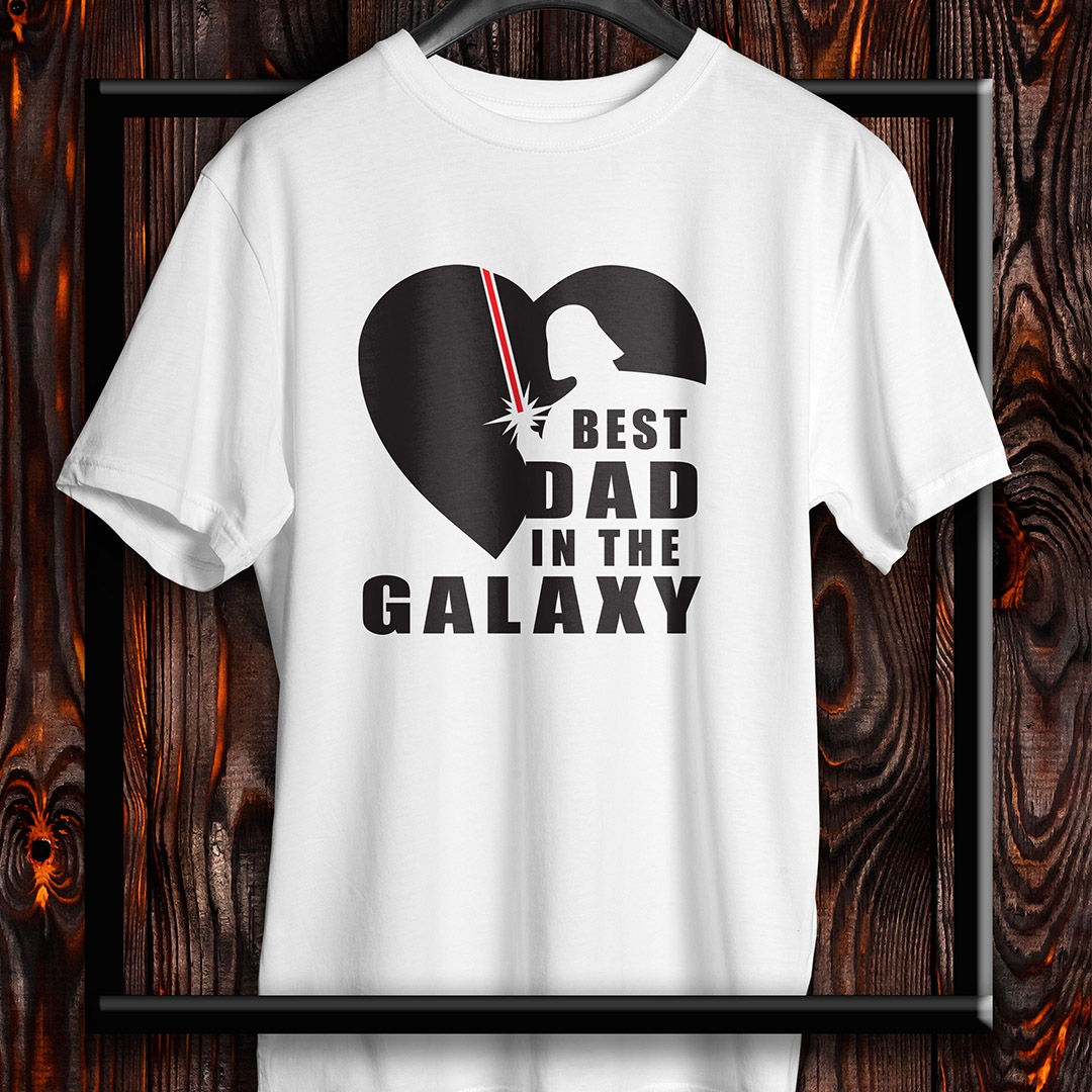 Plasticidad Privilegio para Camiseta – Best dad in the galaxy – InGenio